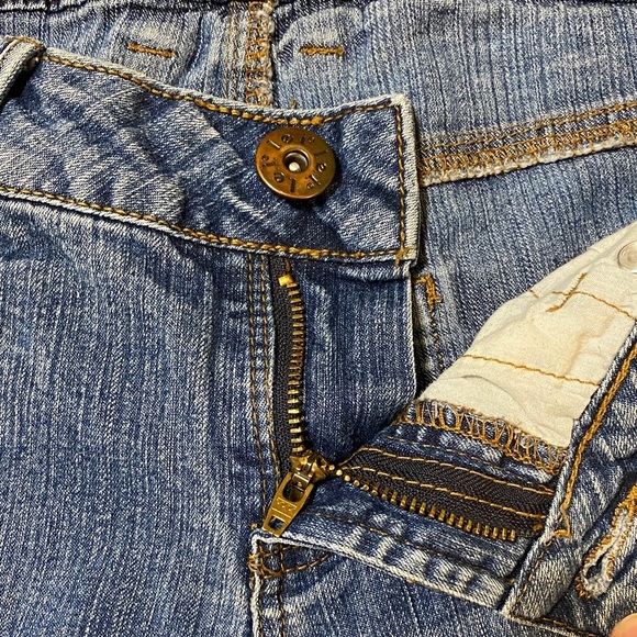 L.e.i. Ashley Ultra Lowrise Women's Light Blue Denim Jeans Size Junior 9 - Picture 16 of 16